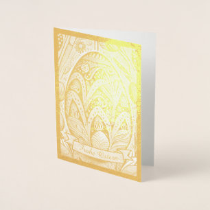 Ostermotiv monochrome Cartoon mit Ostereier 52158 Foil Card