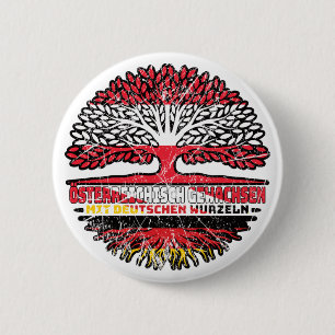 Österreich Österreichisch Deutsch Deutschland Baum 2 Inch Round Button