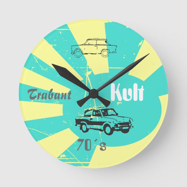 Ostkult special design round clock (Front)