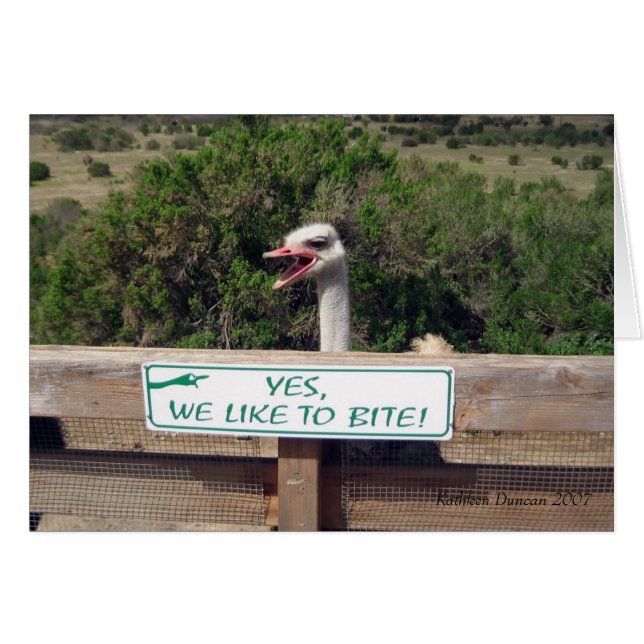 Ostrich (Devant horizontal)