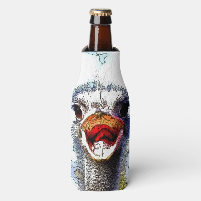 Ostrich20150701 Bottle Cooler (Bottle Front)