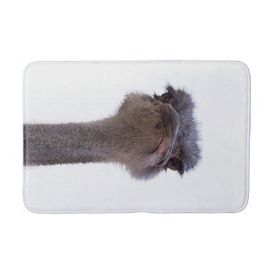 ostrich bath mat