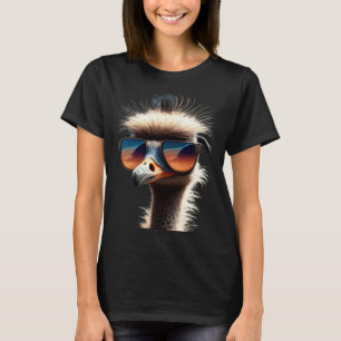 Ostrich Bird Emu Ratite I Love Ostriches Allegedly T-Shirt