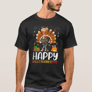 Ostrich Bird Halloween Christmas Happy Hallothank T-Shirt