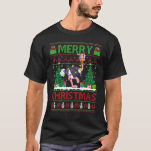 Ostrich Bird   Xmas Tree Ugly Santa Ostrich Christ T-Shirt
