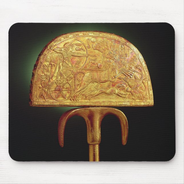 Ostrich-feather fan, from Tomb of Tutankhamun Mouse Pad (Front)