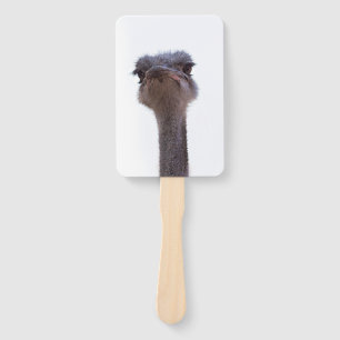 ostrich hand fan