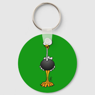 Ostrich Keychain