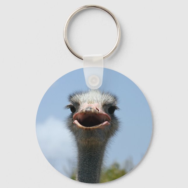 ostrich keychain (Front)