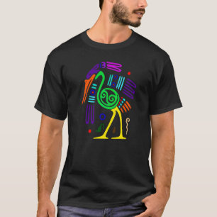 Ostrich Like Animal Full Of Colours T-Shirt