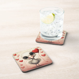 Ostrich Love 1 Coaster