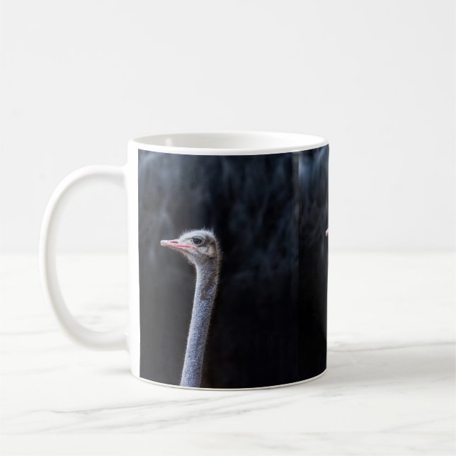 Ostrich Photography Coffee Mug (Left)