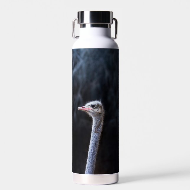 Ostrich Photography Water Bottle (Front)