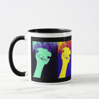 Ostrich Pop Art Mug