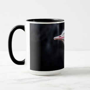ostrich portrait  mug
