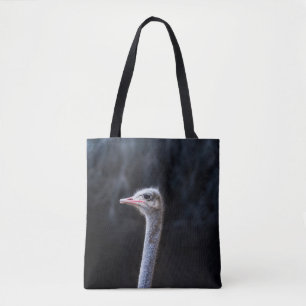 ostrich portrait  tote bag