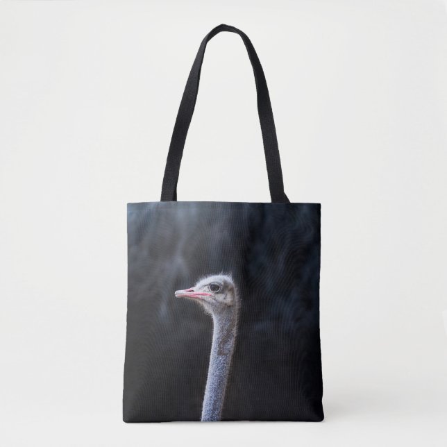 ostrich portrait  tote bag (Front)