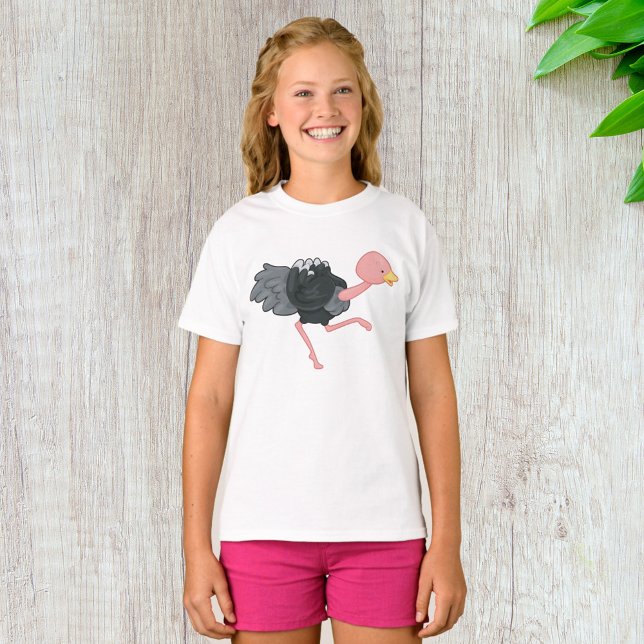 Ostrich Running T-Shirt (Creator Uploaded)