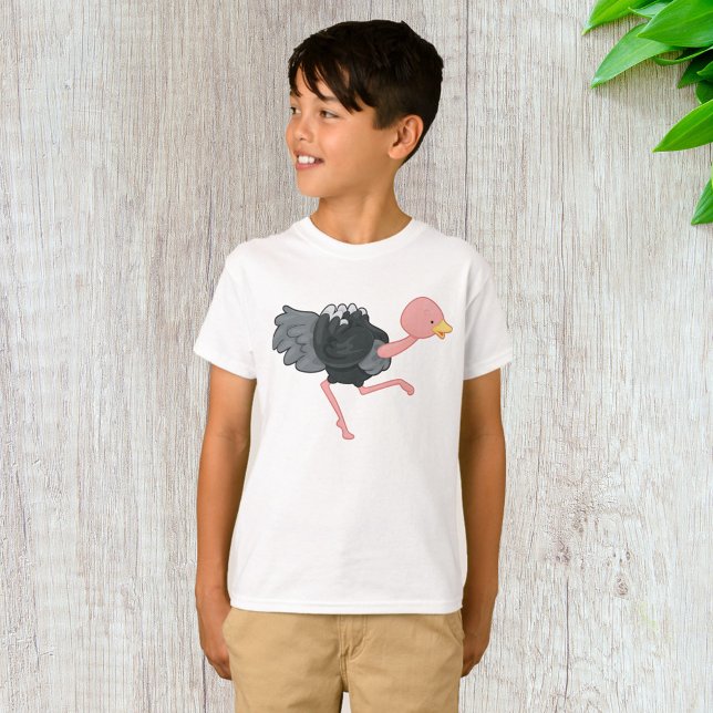 Ostrich Running T-Shirt (Creator Uploaded)