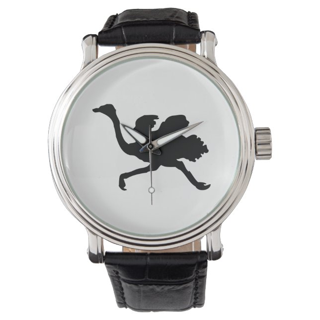 Ostrich Silhouette Watch (Front)
