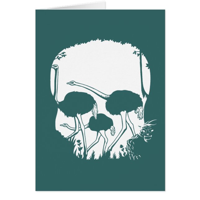 Ostrich Skull Illusion (Front)