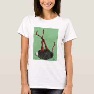 Ostrich Striped Leggings T-Shirt