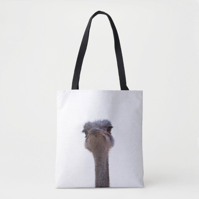 ostrich tote bag (Front)