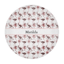 Ostriches and kangaroos, customizable