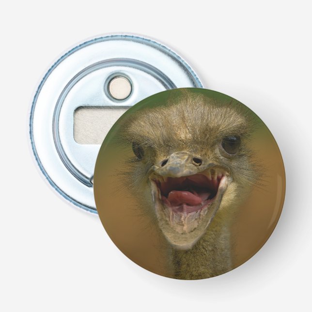 Ostrich's Embrace Bottle Opener (Front)