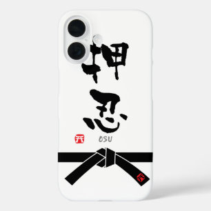 'Osu' KANJI (Budo terms) iPhone 16 Case