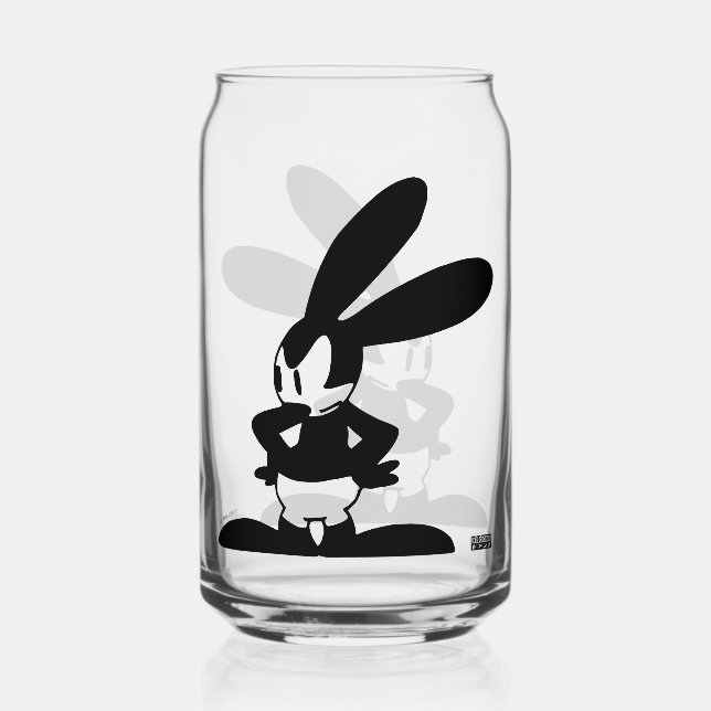 Oswald - Angry (All Wet, 1927) Can Glass (Front)