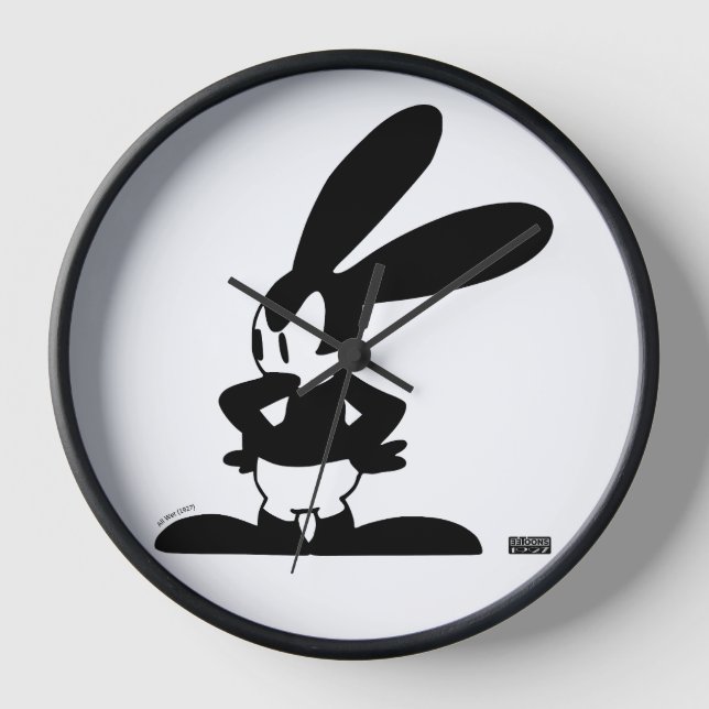 Oswald - Angry (All Wet, 1927) Clock (Front)