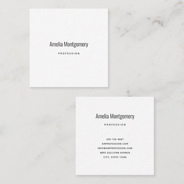 Oswald Light + Dongle Business Card Template (Front/Back)