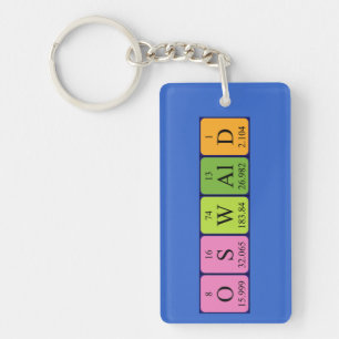 Oswald periodic table name keyring