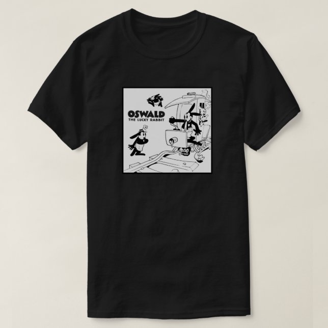 Oswald the Lucky Rabbit - Trolley Troubles  T-Shirt (Design Front)
