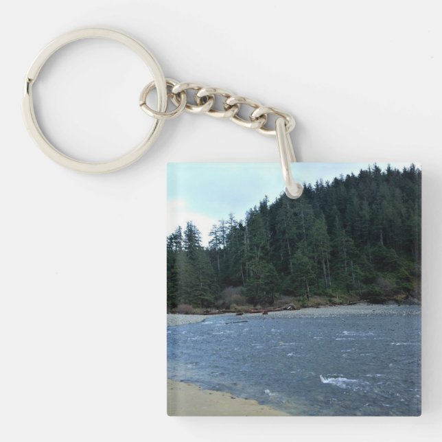 Oswald West State Park, Oregon Coast Keychain (Front)