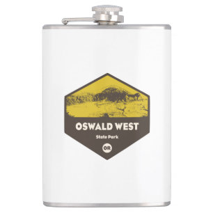 Oswald West State Park Oregon Hip Flask