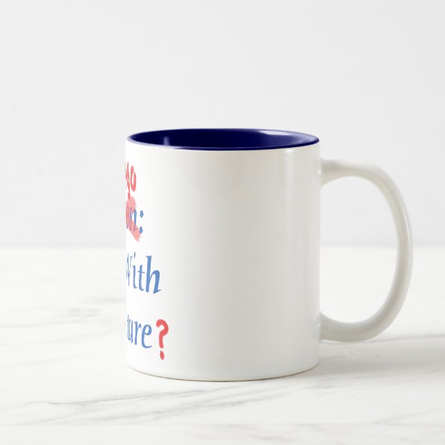 Oswego: city with a future? Two-Tone coffee mug (Right)