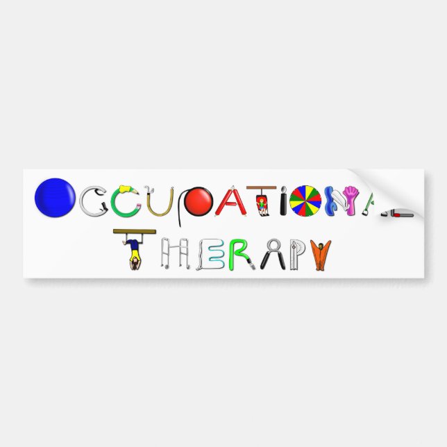 OT at Work Bumper Sticker (Front)