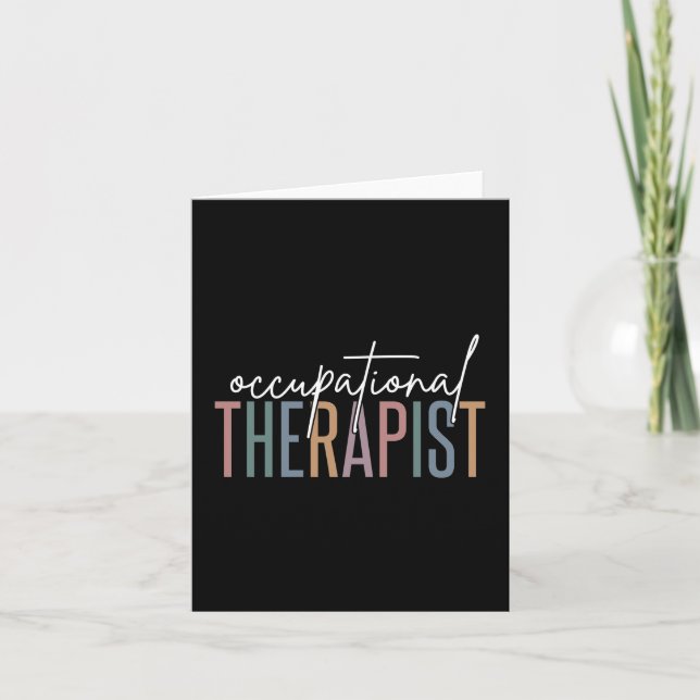 OT Occupational Therapist | Occupational therapy Card (Front)