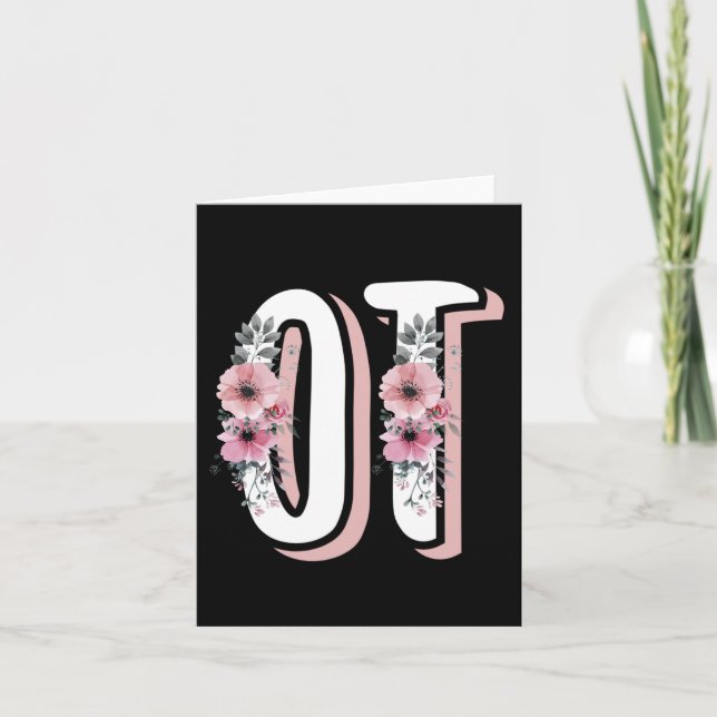 OT Occupational Therapy | Occupational therapist Card (Front)