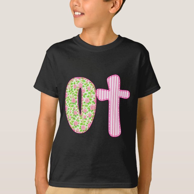 Ot Preppy Occupational Therapy, Boho Cota Girly Co T-Shirt (Front)