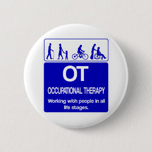 OT shirt blue 1 copy 2 Inch Round Button