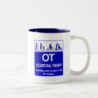 OT Through the Lifetime Two-Tone Coffee Mug