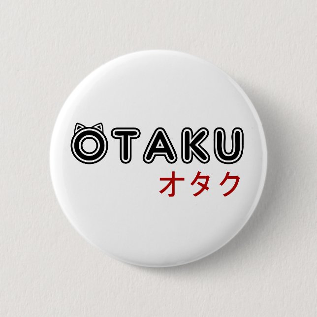 otaku1.png 2 inch round button (Front)