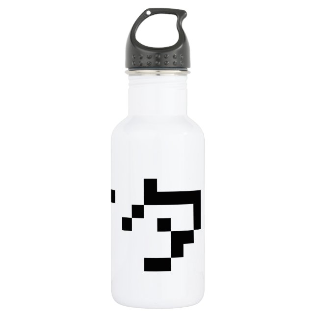 OTAKU 8 Bit Pixel Japanese Katakana 532 Ml Water Bottle (Front)