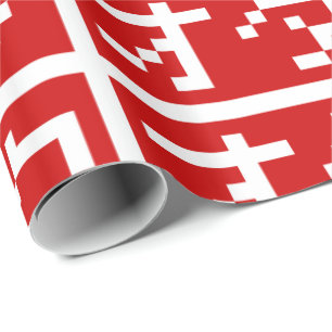 OTAKU 8 Bit Pixel Japanese Katakana BLOCK Wrapping Paper