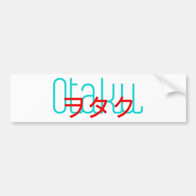Otaku Bumper Sticker (Front)
