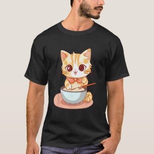 Otaku   Cat Eat Japanese Ramen Noodles 9 T-Shirt