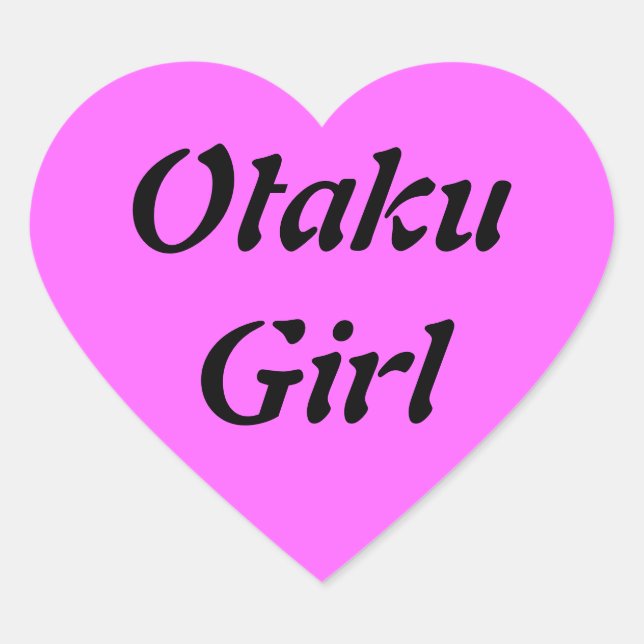 Otaku Girl Sticker (Front)